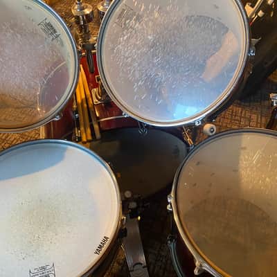 Yamaha SBD022 Stage Custom Birch 22x18.5/16x16.5/13.5x12/12x11/14.5x6.5" 5pc. Includes all hardware, cymbals, extra double pedal and throne. image 4