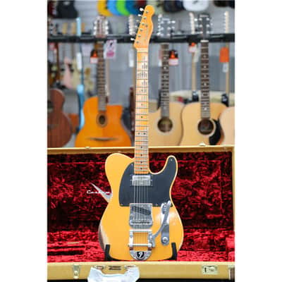 FENDER 50s Vibra Tele Heavy Relic Aged Butterscotch Blonde image 18