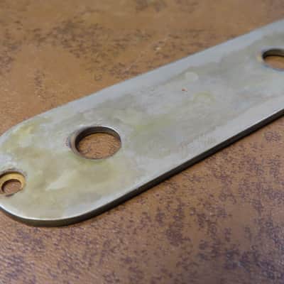 AGED Tele CONTROL PLATE fits Fender 52 Telecaster Nocaster screws RELIC image 3