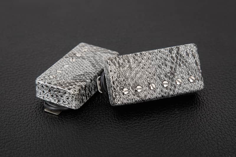 Seymour Duncan Custom Run Serpentine Exciter/Jazz Set 2024 - Snakeskin Metal Covers image 1