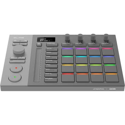 AlphaTheta SLAB MIDI Controller — Unlock Serato Studio (Full Version), Multi‑Function Dial & Focus Control, 16 Velocity Pads With Aftertouch, Touch Strip Performance; Works with Serato DJ Pro image 2