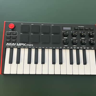 Akai MPK Mini MKIII 25-Key MIDI Controller 2020 - Present - Red with Black Keys image 2