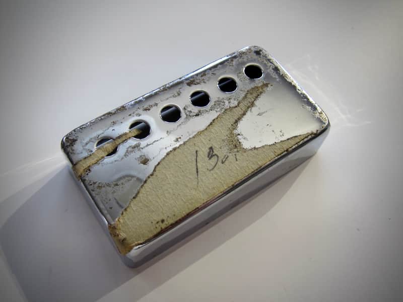 Gibson Humbucking Pickup Cover NOS Authentic Vintage Part Circa 1966-1972 Chrome image 1