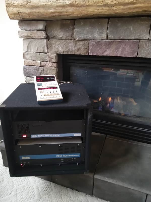 Lexicon 480L and 224XL. with L.A.R.C. 1980's - Black n Blue | Reverb