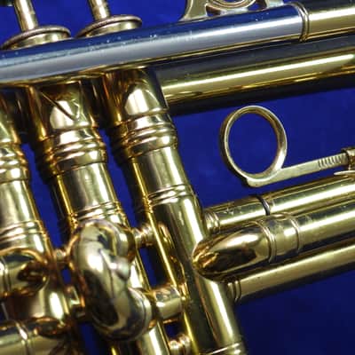 Selmer Paris Grand Prix model 20 Bb trumpet 1950 Lacquered Brass image 7
