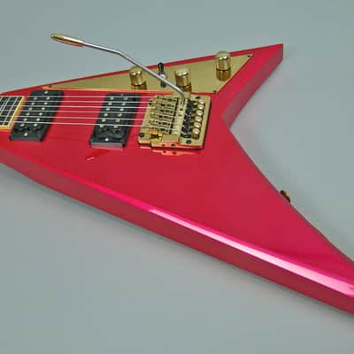 Jackson Randy Rhoads Flying V 1984 Hot Pink Metal Flake | Reverb