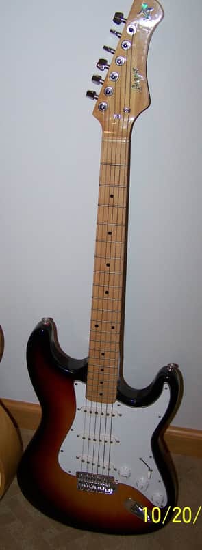 Brazos Electric Guitar 1980's Stratocaster Style image 1