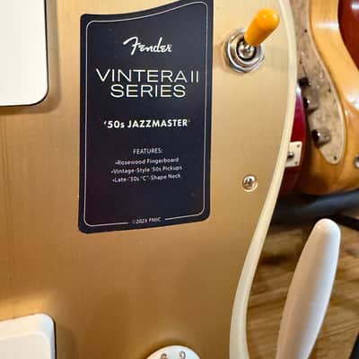 2025 Fender Vintera II '50s Jazzmaster with Rosewood Fretboard - Desert Sand image 4