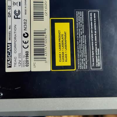 TASCAM DP-02 Digital Portastudio 8-Track Recorder 2010s - Black - Brand New image 4