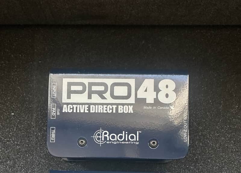 Radial Pro48 Active Direct Box 2015 - Blue image 1