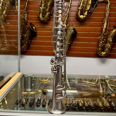 Selmer Model 26 Silver Soprano Saxophone FULL OVERHAUL PAD JOB! image 10