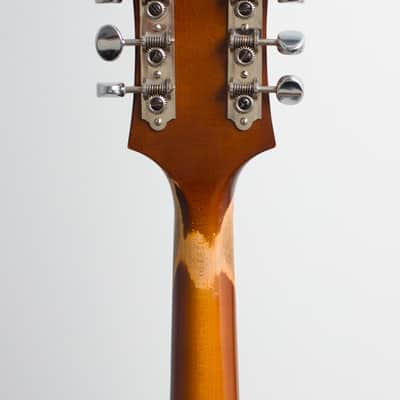 Harmony  H-35 Hollow Body Electric Mandolin (1968), ser. #2870H35, original black chipboard case. image 6