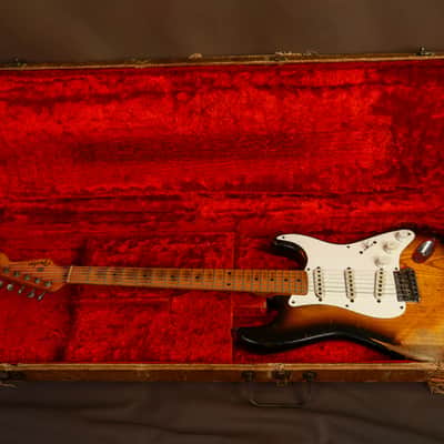 1954 Fender Stratocaster Early Serial #0071 Sunburst Electric Guitar Original image 23