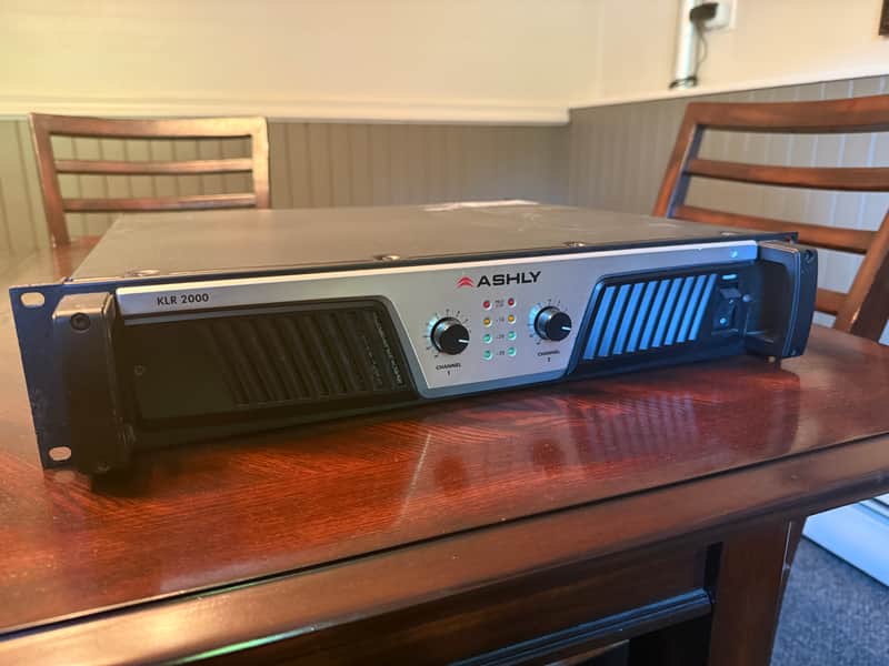 Ashly KLR-2000 2-Channel Power Amplifier 2010 - 2020 - Black / Silver image 1