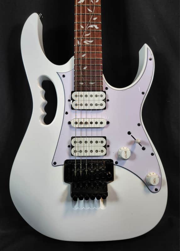 Ibanez JEMJRWH Steve Vai Junior Signature Series, White image 1