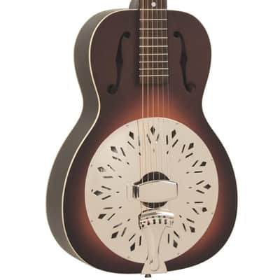 Recording King RPH-R1-TS Dirty 30's Single 0 Acoustic Resonator Guitar, Tobacco Sunburst image 3