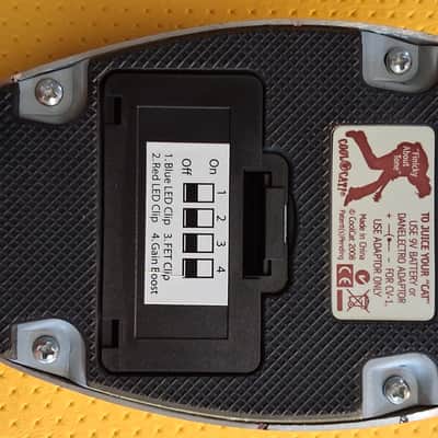 Danelectro Cool Cat Transparent Overdrive V2 2010s - Gold image 4