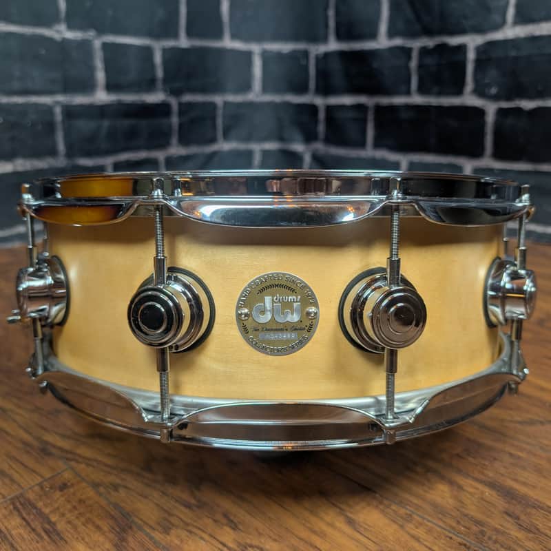 DW Collector series 5x14" Maple Snare Drum 2007 - Natural/Satin image 1