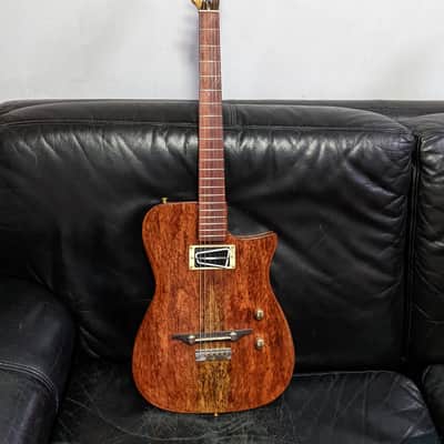 Handmade Harmony Style Floating bridge Electric Semihollow Harmony Tele CC 2021 Shellac image 6