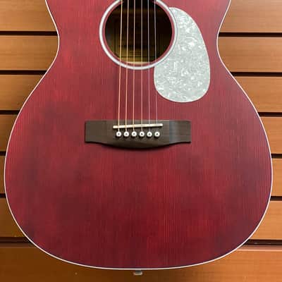 Aria 101UP Urban Player Acoustic Guitar Stained Red image 2