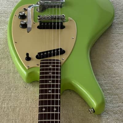 2023 Eastwood SG2C Flying Banana Green Finish Bizarre Guitar Yamaha Copy image 4