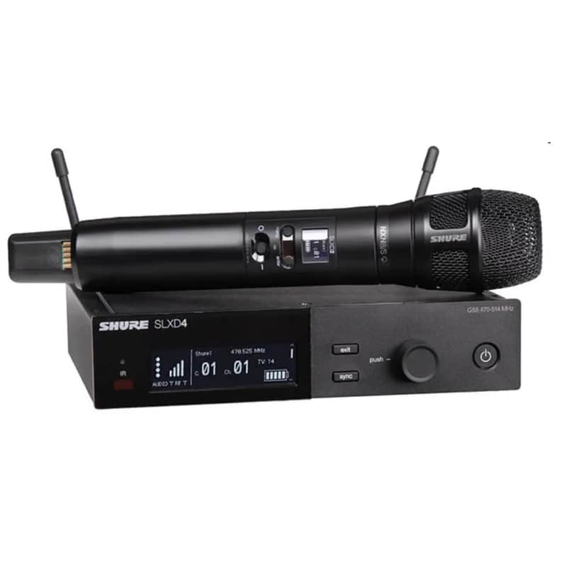 SHURE SLXD24/N8SB-G58 Digital Wireless Nexadyne SuperCardioid Mic System image 1