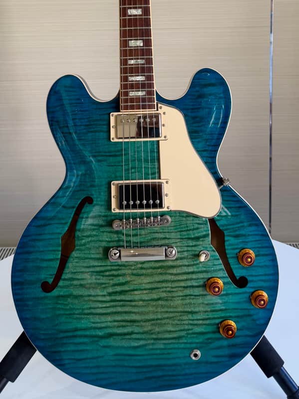 Gibson ES 335 Figured Aquamarine 2018 - Figured Aquamarine