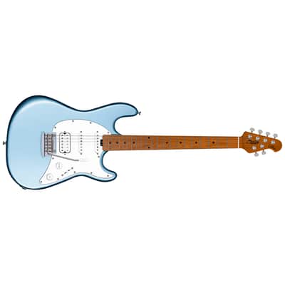 Cutlass CT50HSS Firemist Silver Sterling by Music Man image 2