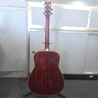 Yamaha FG-TA TransAcoustic Dreadnought 2010s - Brown Sunburst image 6
