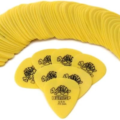Dunlop Tortex Standard Guitar Picks - .73mm Yellow 72-pack image 2