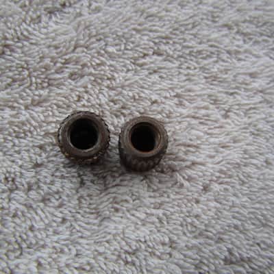 Vintage Threaded Inserts 1/2" Short Vintage Style Tailpiece Threaded Inserts Old & Crusty image 3
