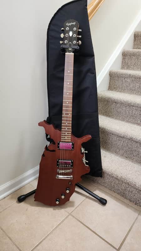Epiphone USA Map Guitar Reissue 2005 - Natural Mahogany image 1