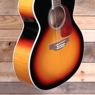 Takamine GJ72CE 12-String Acoustic/Electric Guitar Brown Sunburst image 2