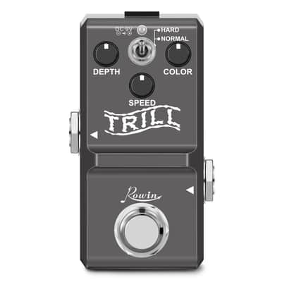 Rowin TRILL Tremolo Pedal Photoelectric Classic Type Tones, FREE PICKS + HOLDER+ FREE SHIP USA image 2