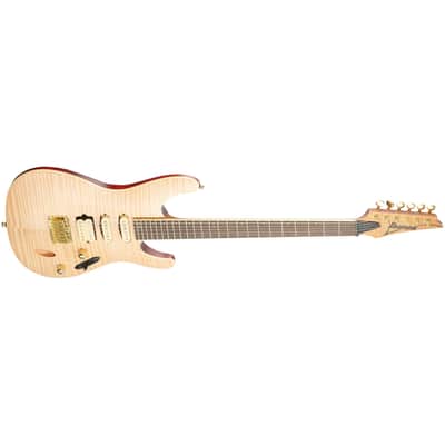 Ibanez SEW761FM Flame Maple Top HSS Guitar w/ Dimarzio Pickups - Natural Flat image 4
