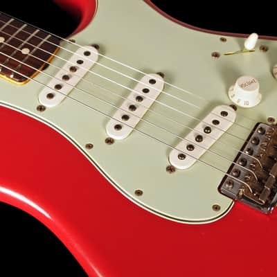 2014 Fender Stratocaster 1963 Custom Shop 63 Strat Relic ~ Dakota Red image 4