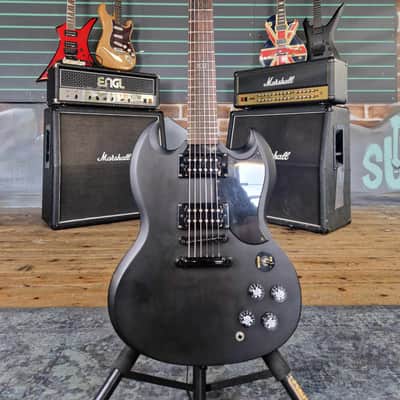 Epiphone G400 Gothic SG Satin Black 2009 Electric Guitar | Reverb