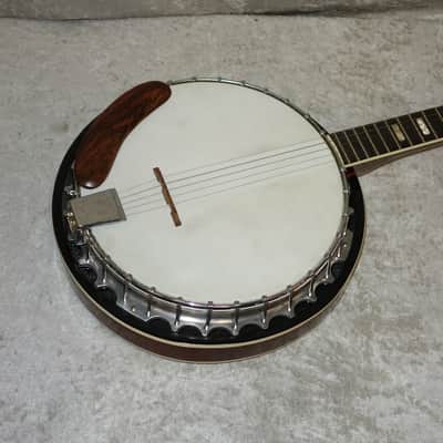 1980's Encore E75 5-string Banjo with chipboard case image 3