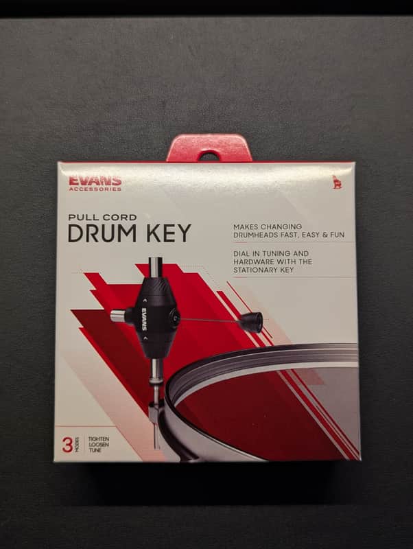 Evans Pull Cord Drum Key 2025 - Present - Black image 1