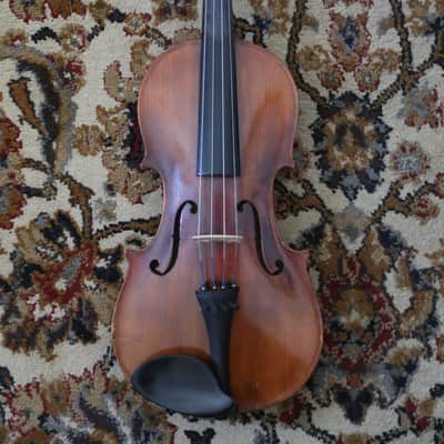 Vintage Full Sized Violin with Case and Bow 60's image 1