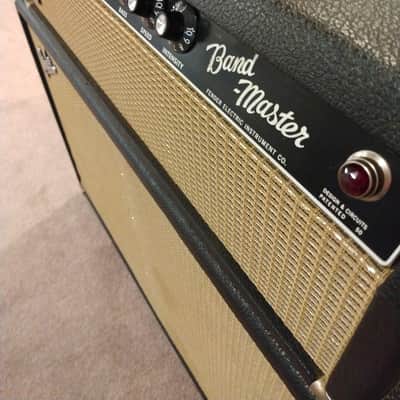 Fender 1965 Bandmaster Blackface Pre-CBS 40W Head & 2x12 Cab w/Original Covers image 10