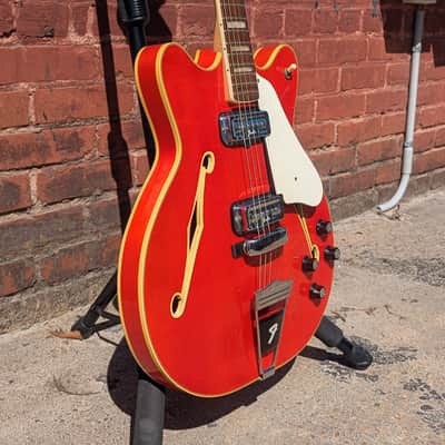1967 Fender Coronado II with Rosewood Fretboard - Cherry Red image 4