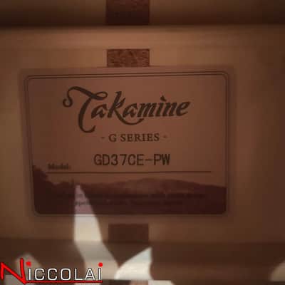 TAKAMINE GD37CE Dreadnought Ctw Elet G Series Pro Pearl White image 6