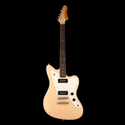 Fano Alt de Facto JM6 P-90 Light Distress Desert Sand with Gig Bag image 2