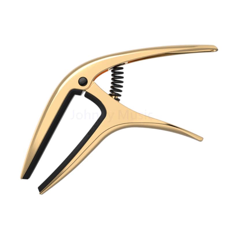 Axis Dual Radius Capo GOLD Alumn Ergonomic Precision 6/7-Strg Dual Curve/Flat FB Fits Folk, Electric image 1