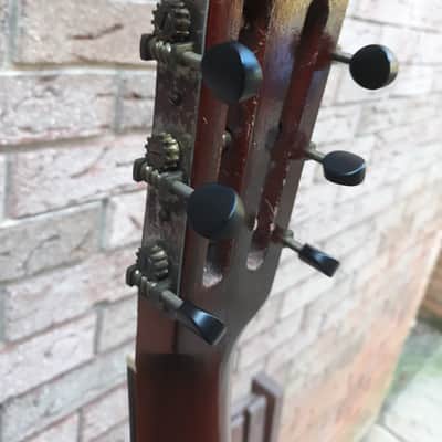 Vintage 1930s Regal Pearloid Parlor Guitar PreWar image 14