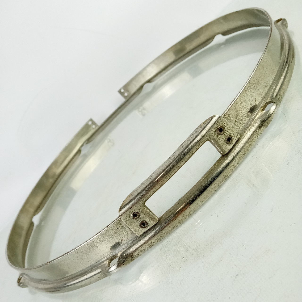 Slingerland 14"Resonant Radio King Snare Drum Rivet-Gate Rim/Hoop NOB Vintage50s — main photograph