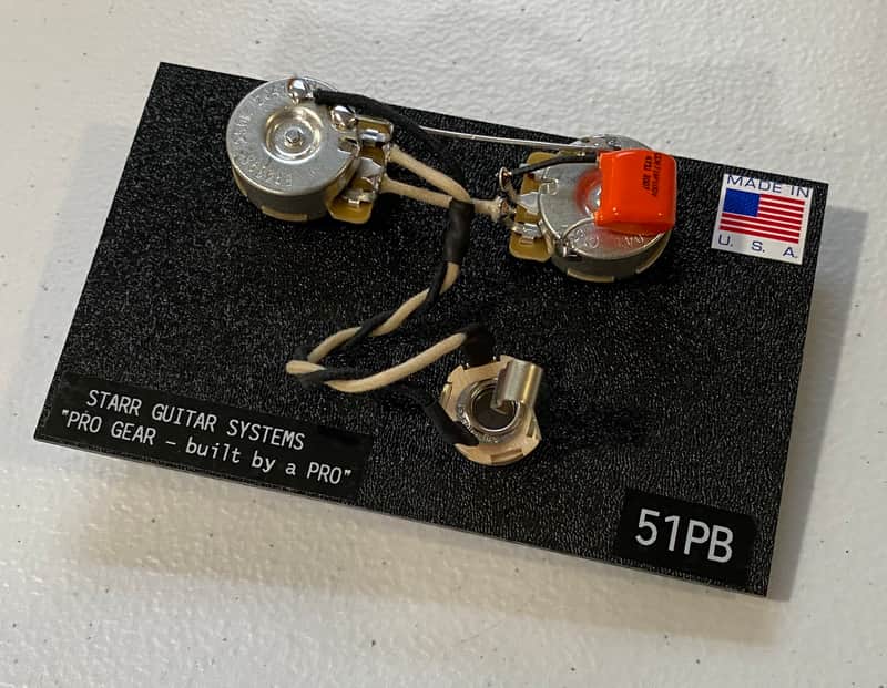 STARR GUITAR SYSTEMS wiring harness upgrade for Fender 51 (Telecaster) P-Bass! image 1