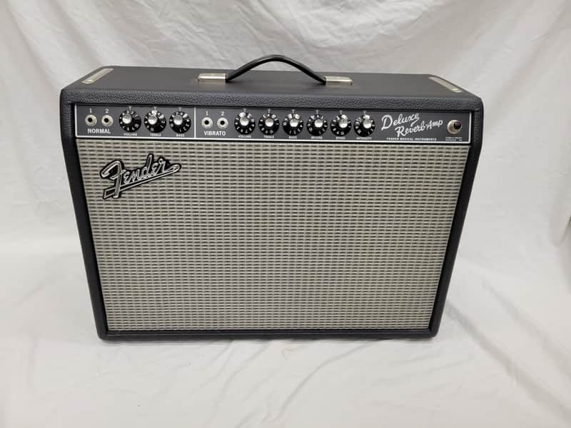 Fender '65 Deluxe Reverb Reissue 22-Watt 1x12" Guitar Combo 1994 - Present - Black (C016-A5)