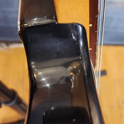 Lotus S-Style Electric Guitar Black New Strings Set Up image 11